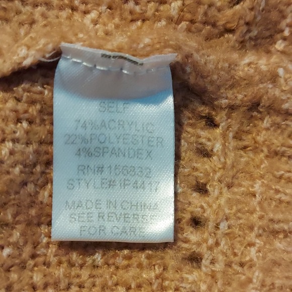 Bibi Cardigan Open Front Long Hooded Sweater with Pockets Women's Small Pink - Picture 9 of 9